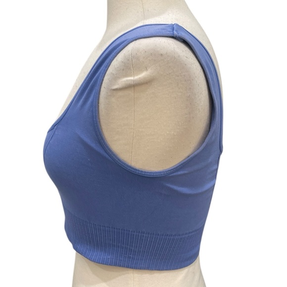 Free People FP Movement Good Karma Sports Bra SZ M L African Violet - Picture 3 of 5